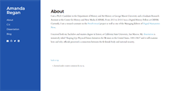 Desktop Screenshot of amanda-regan.com